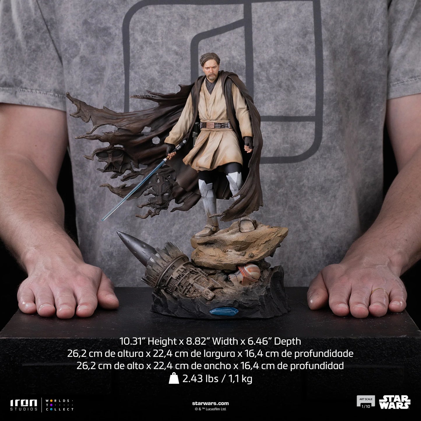 Statue Obi-Wan (Signatures) – Star Wars – Art Scale 1/10 – Iron Studios