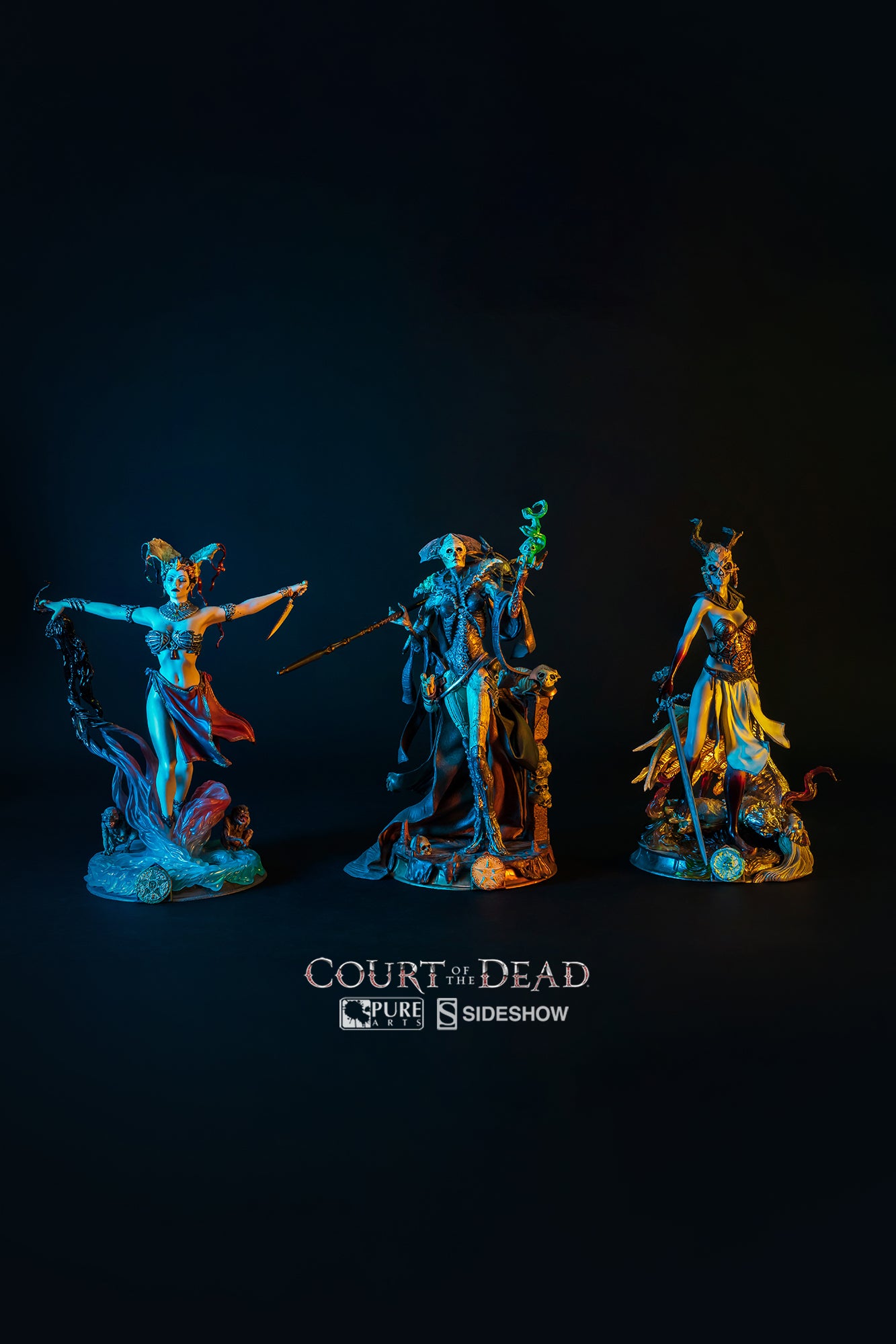 Court Of The Dead - Xiall, Osteomancer's Vision 1:8 Scale PVC Statue