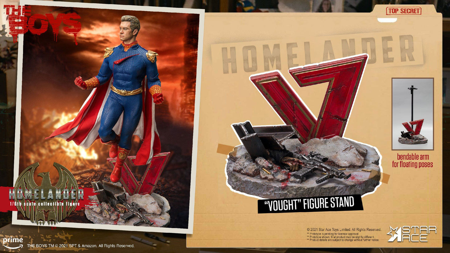 The Boys "My Favourite Movie Diorama" Homelander Vought Logo Base