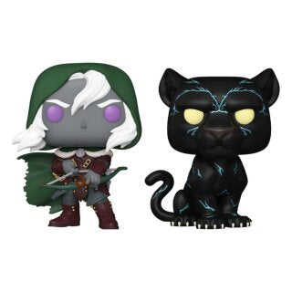 Dungeons & Dragons POP! Movies Vinyl Figuren Drizzt & Guenhwyvar 2er-Pack 9 cm
