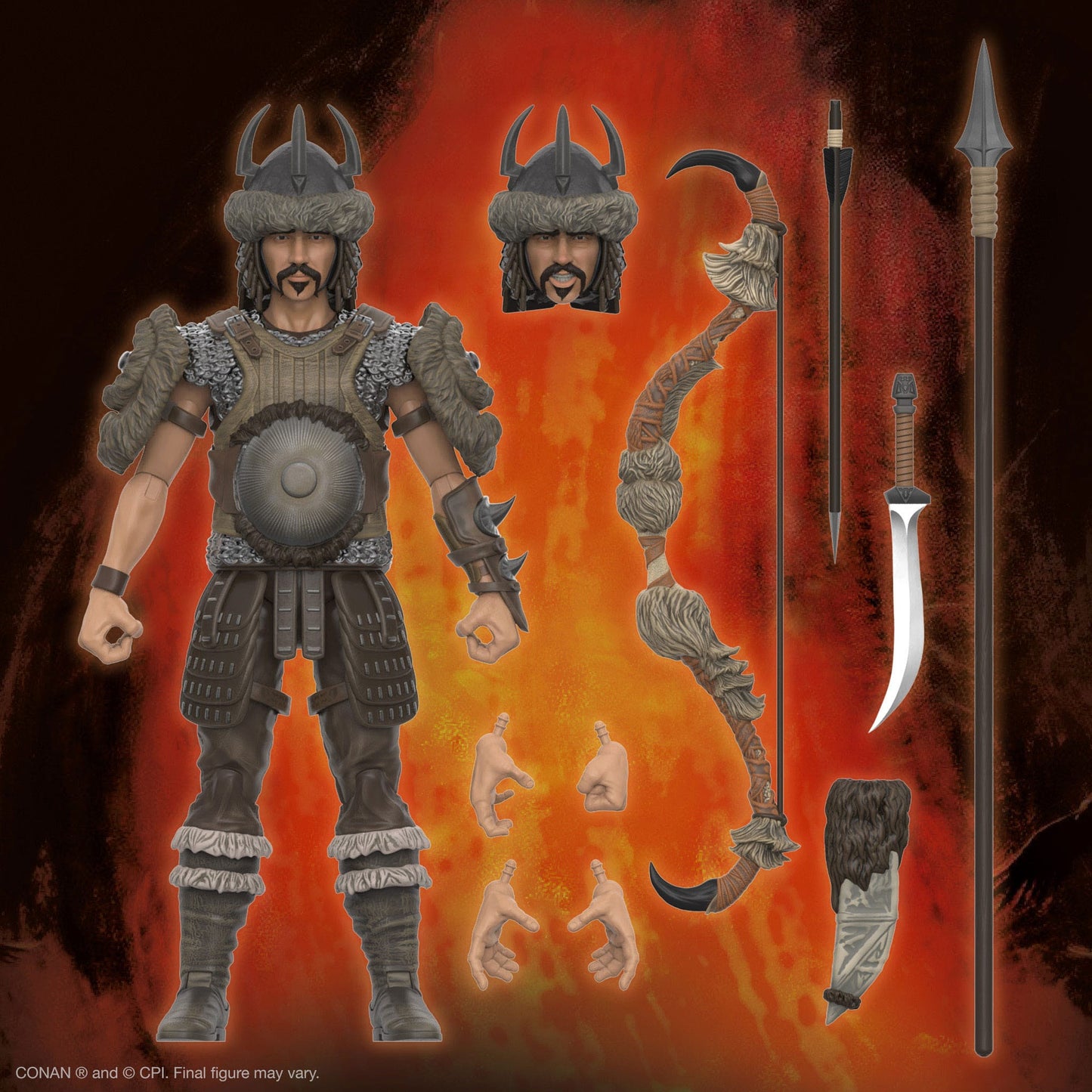 Conan der Barbar Ultimates Actionfigur Subotai (Battle of the Mounds) 18 cm