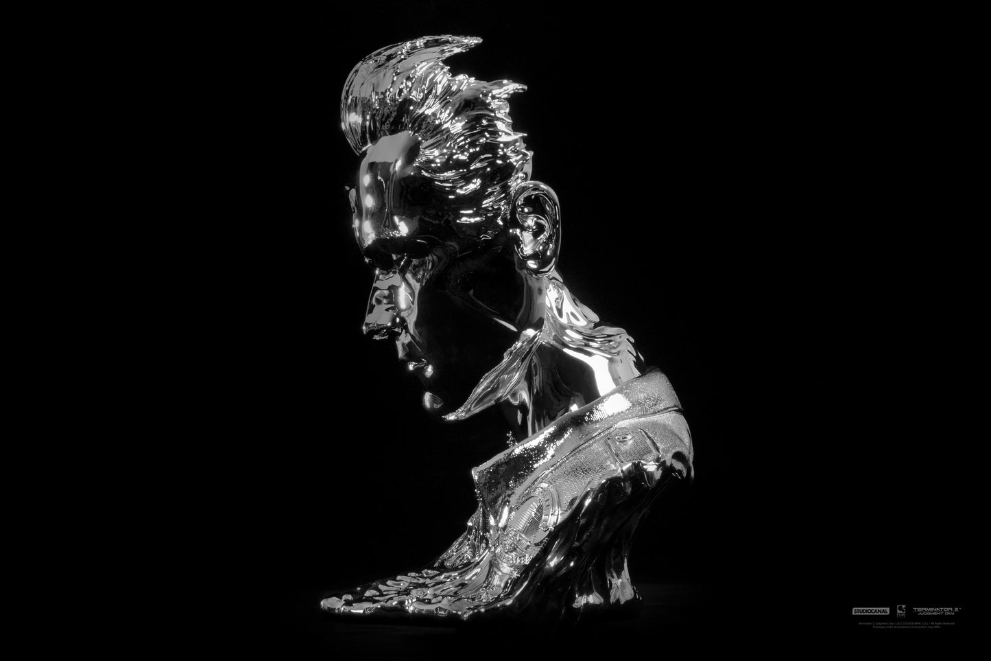Terminator 2 T-1000 1:1 Scale Art Mask - Liquid Metal