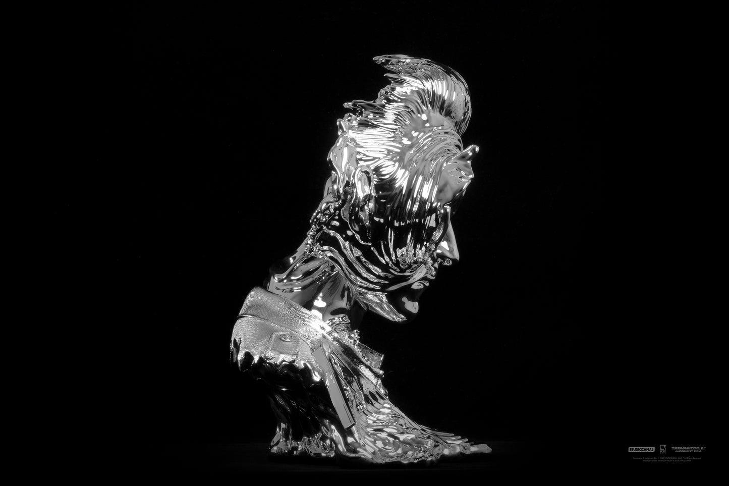 Terminator 2 T-1000 1:1 Scale Art Mask - Liquid Metal