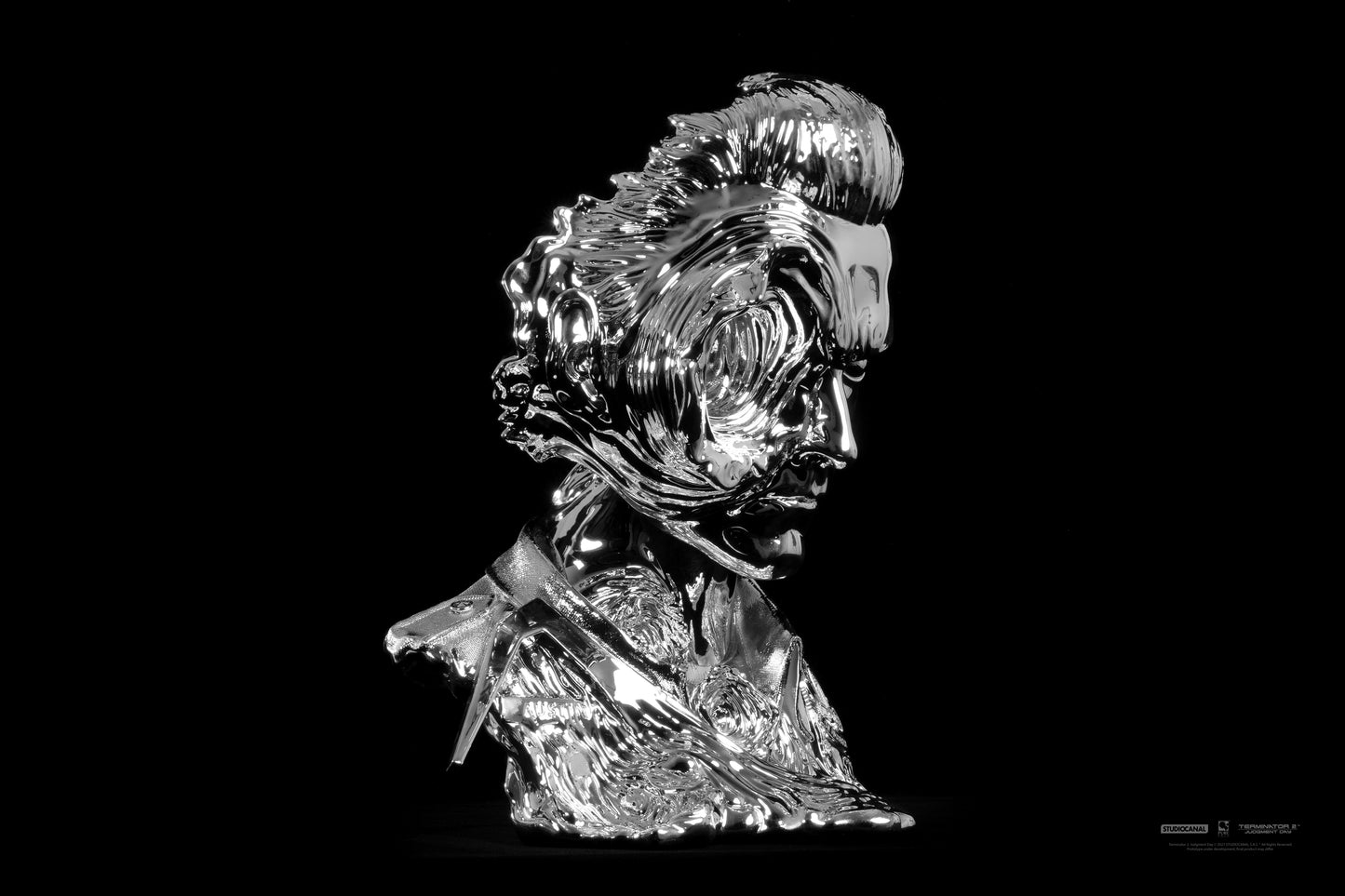 Terminator 2 T-1000 1:1 Scale Art Mask - Liquid Metal