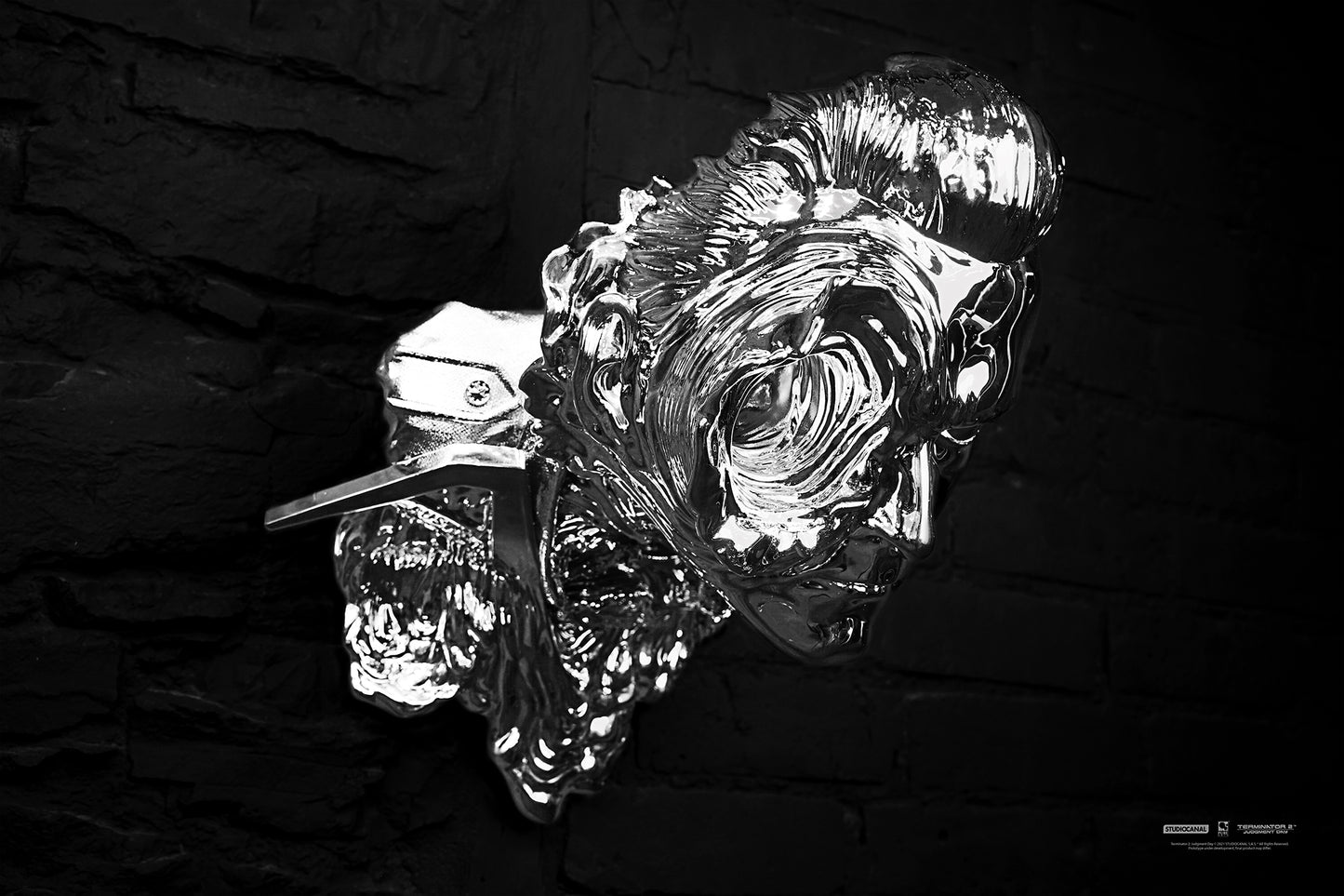 Terminator 2 T-1000 1:1 Scale Art Mask - Liquid Metal