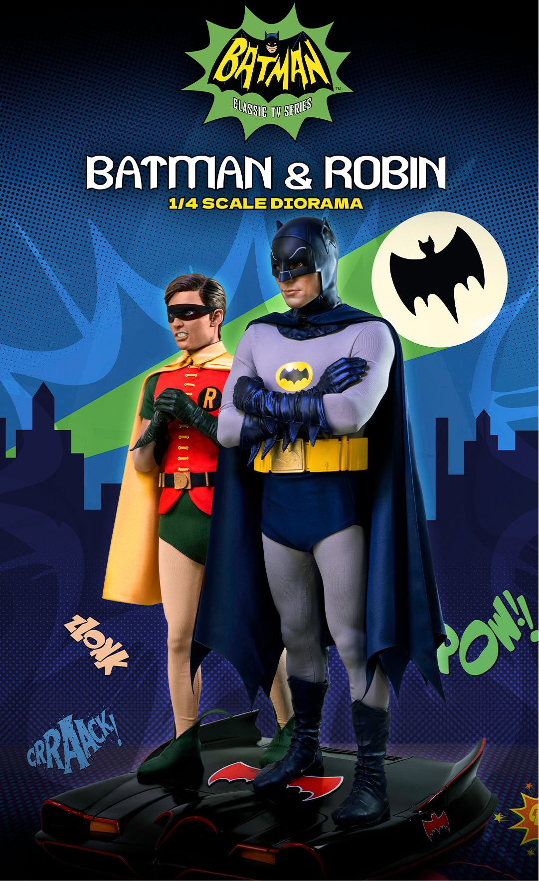 Batman & Robin 1966 1/4 Scale Statue