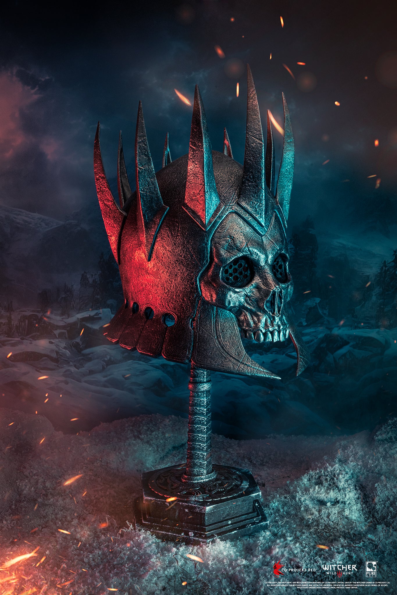 The Witcher 3 Wild Hunt : Eredin Helmet 1:1 Scale Replica