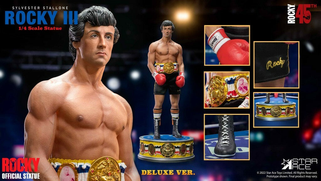 Rocky 3: Rocky Balboa Deluxe Version 1:4 Scale Statue