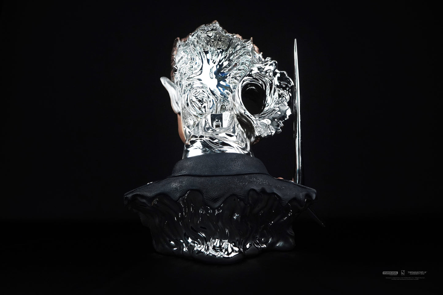 Terminator 2 - T-1000 1:1 Scale DELUXE Art Mask - Painted
