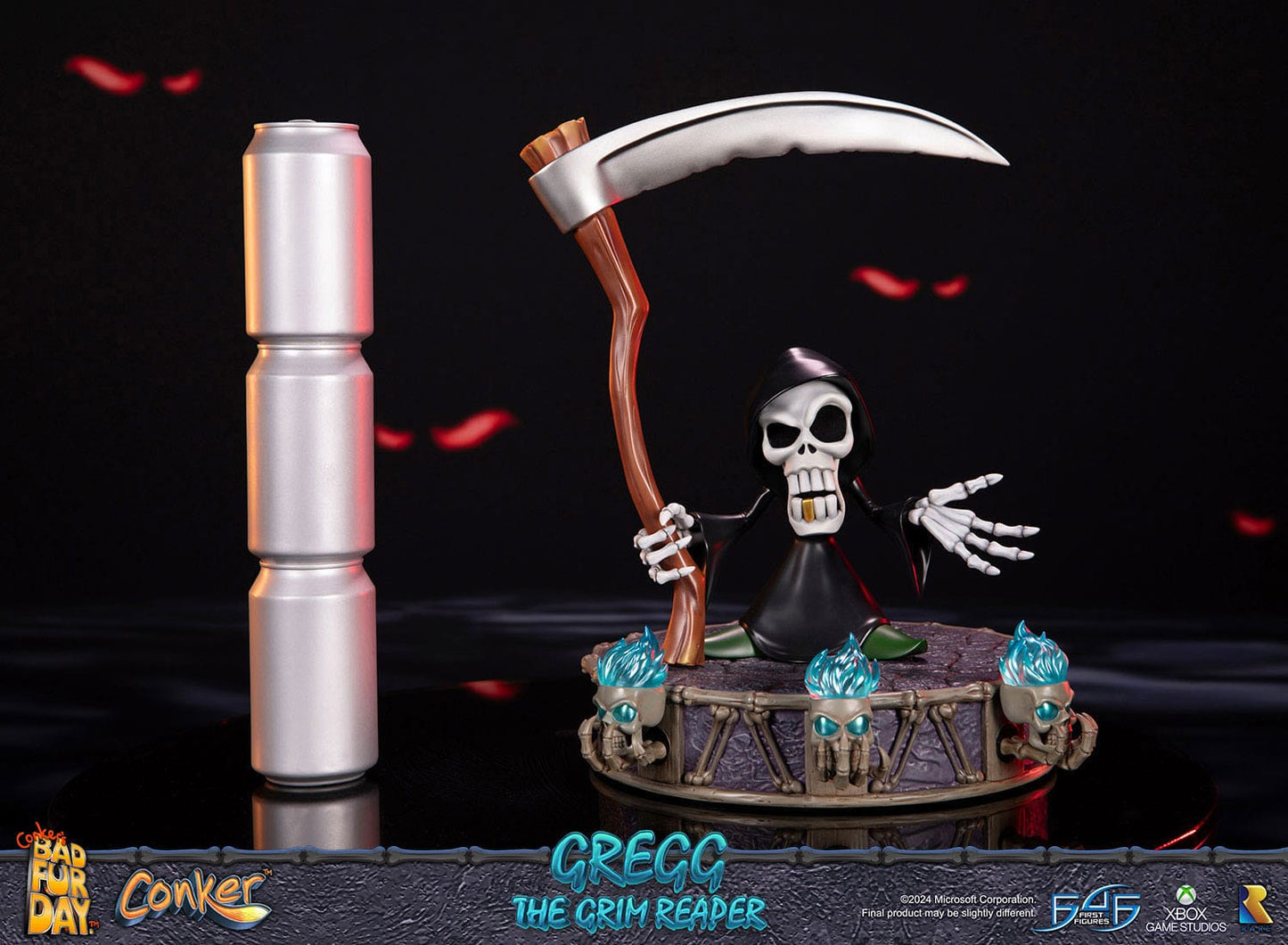 Conker: Conker's Bad Fur Day Statue Gregg the Grim Reaper 36 cm