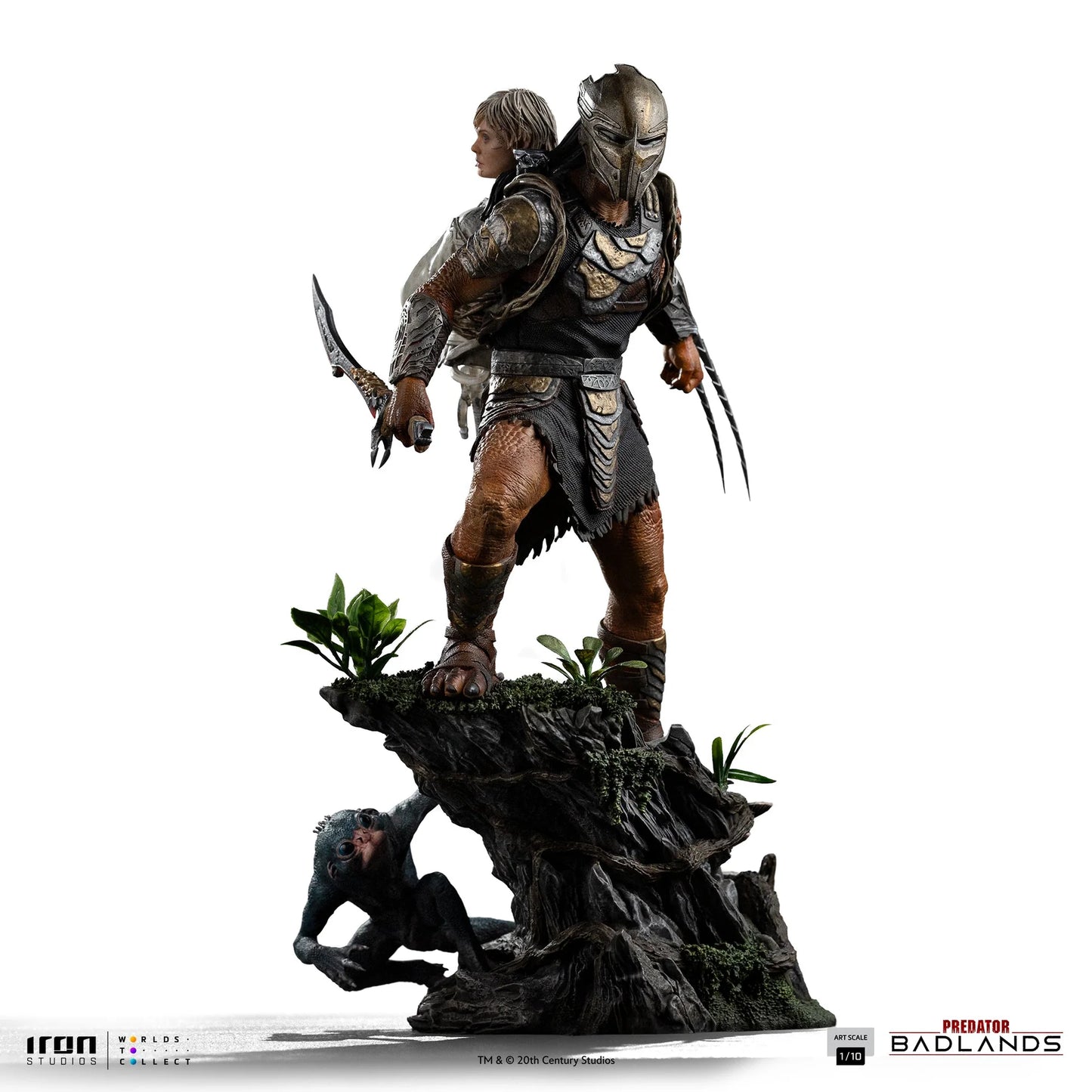 Statue Predator Dek & Thia - Predator: Badlands - Art Scale 1/10 - Iron Studios