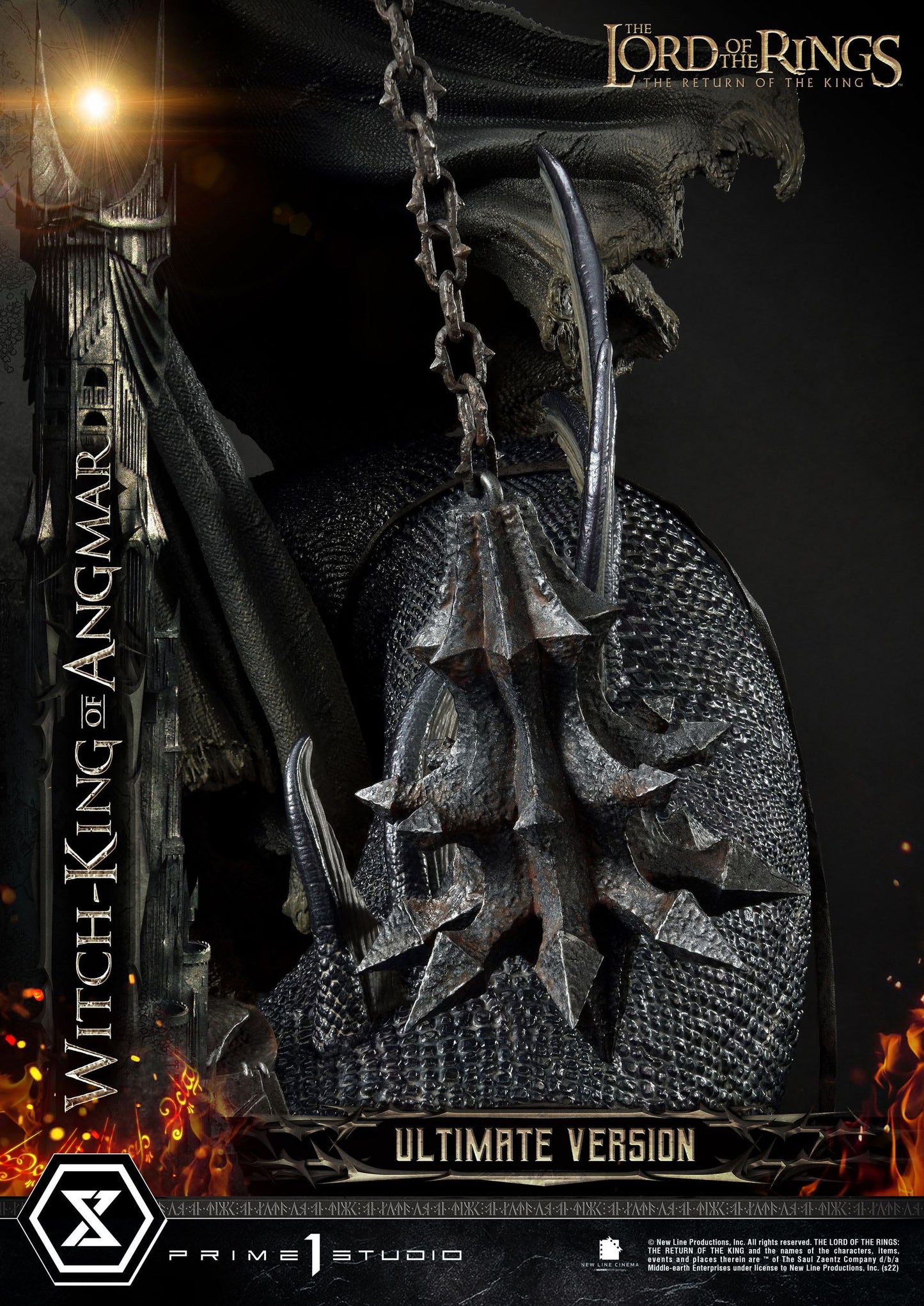Herr der Ringe Statue 1/4 The Witch King of Angmar Ultimate Version 70 cm
