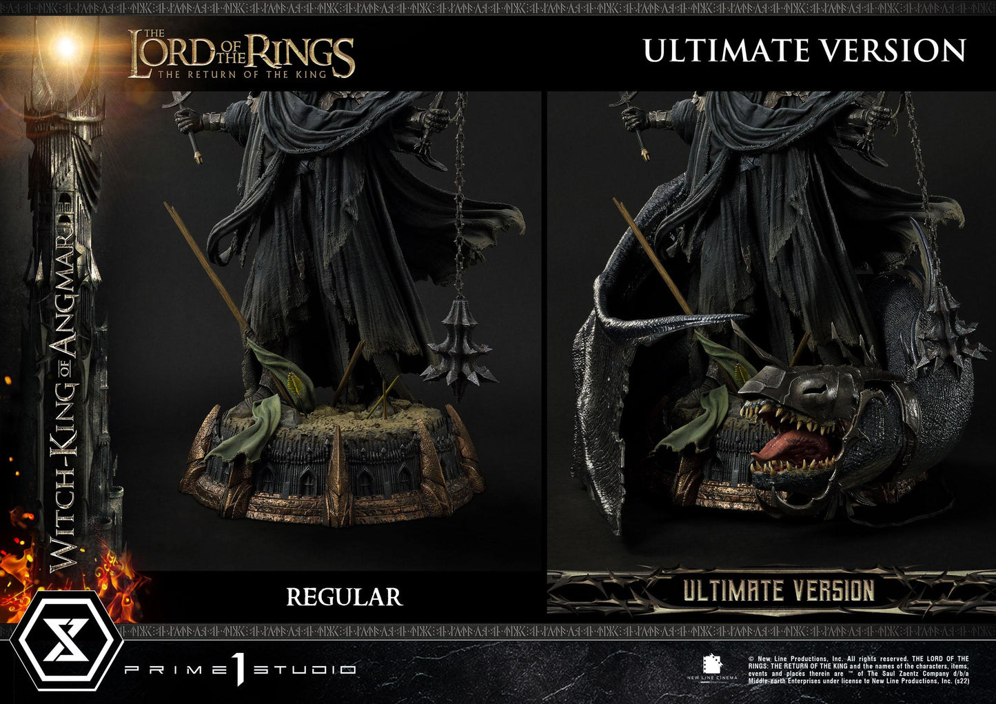Herr der Ringe Statue 1/4 The Witch King of Angmar Ultimate Version 70 cm