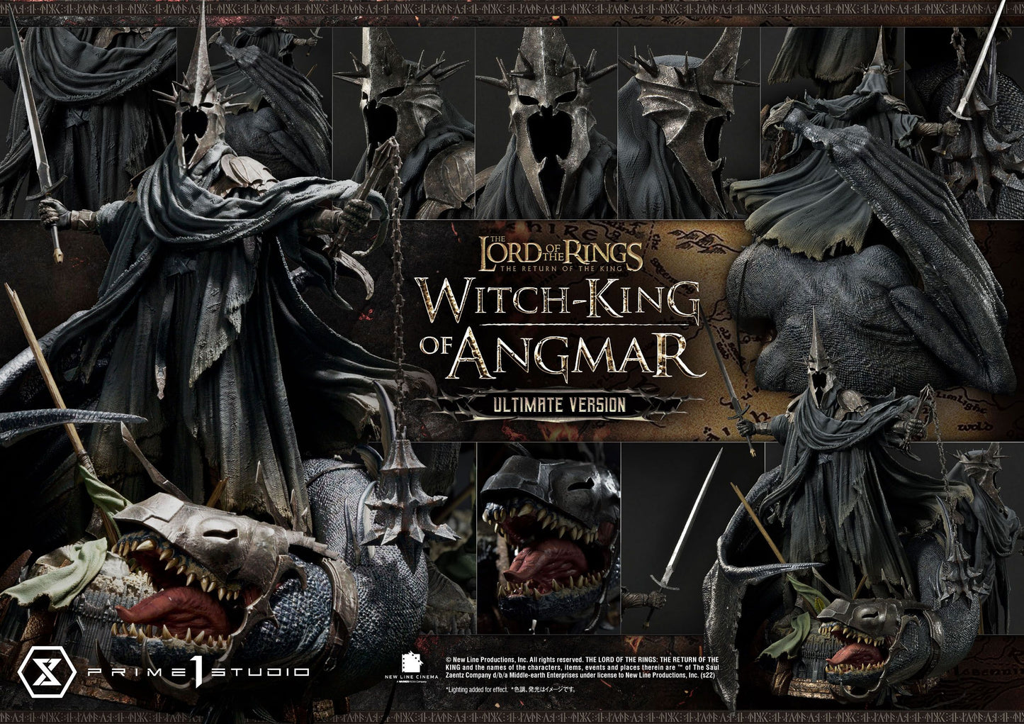 Herr der Ringe Statue 1/4 The Witch King of Angmar Ultimate Version 70 cm