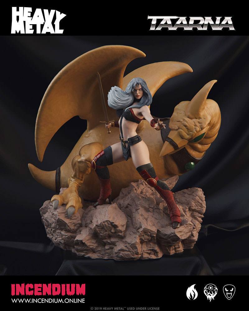 Heavy Metal PVC Statue 1/10 Taarna Deluxe 30 cm