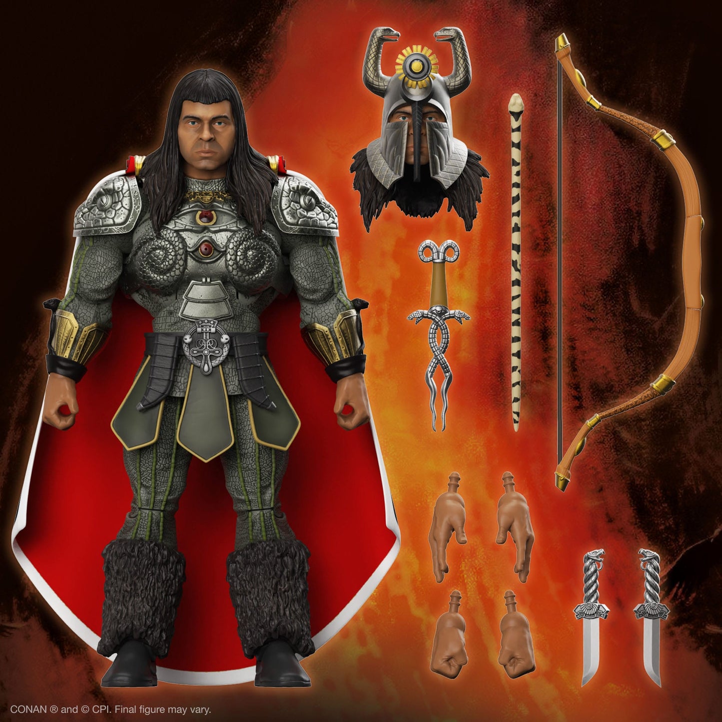 Conan der Barbar Ultimates Actionfigur Thulsa Doom (Battle of the Mounds) 18 cm