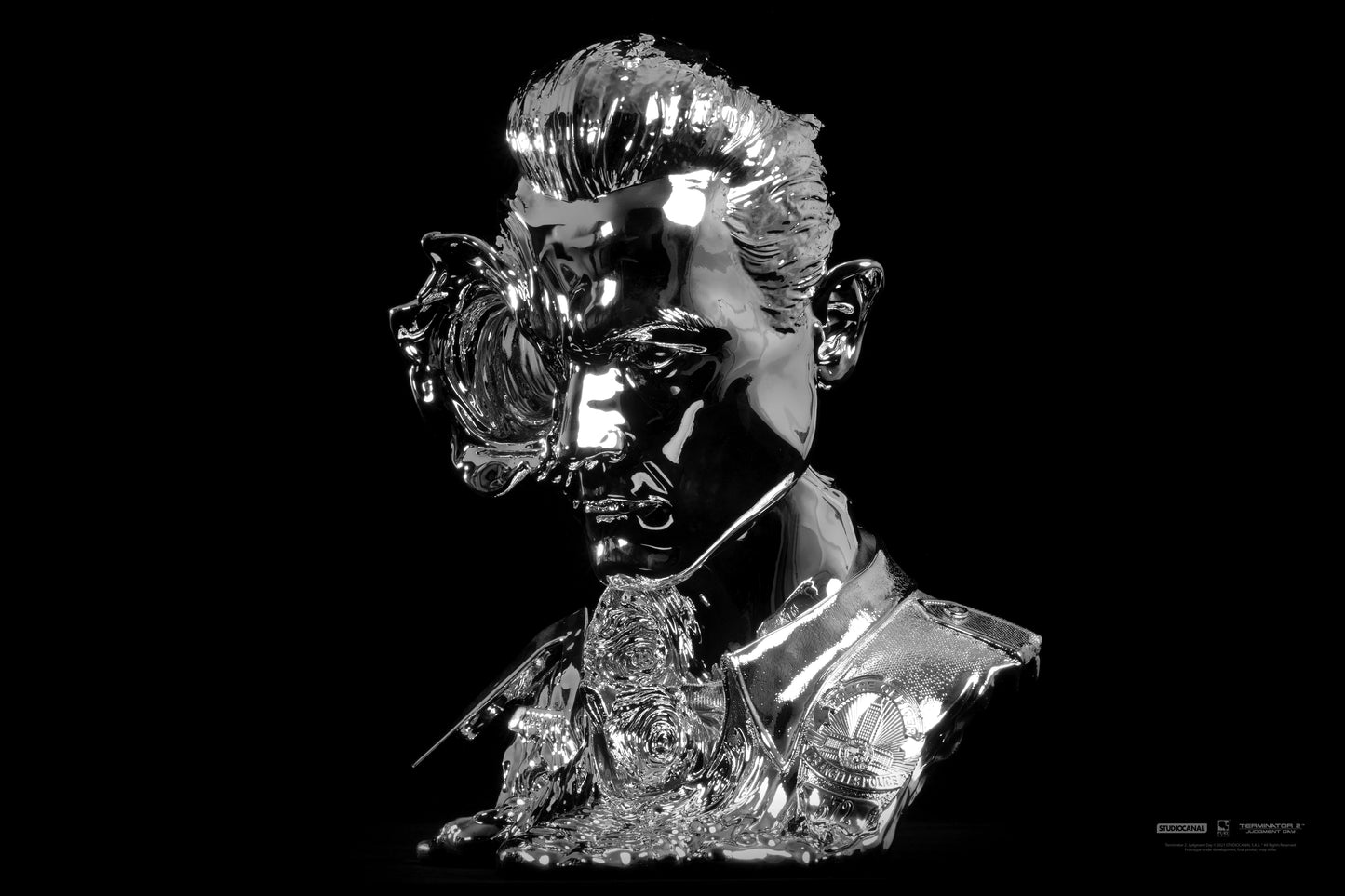 Terminator 2 T-1000 1:1 Scale Art Mask - Liquid Metal