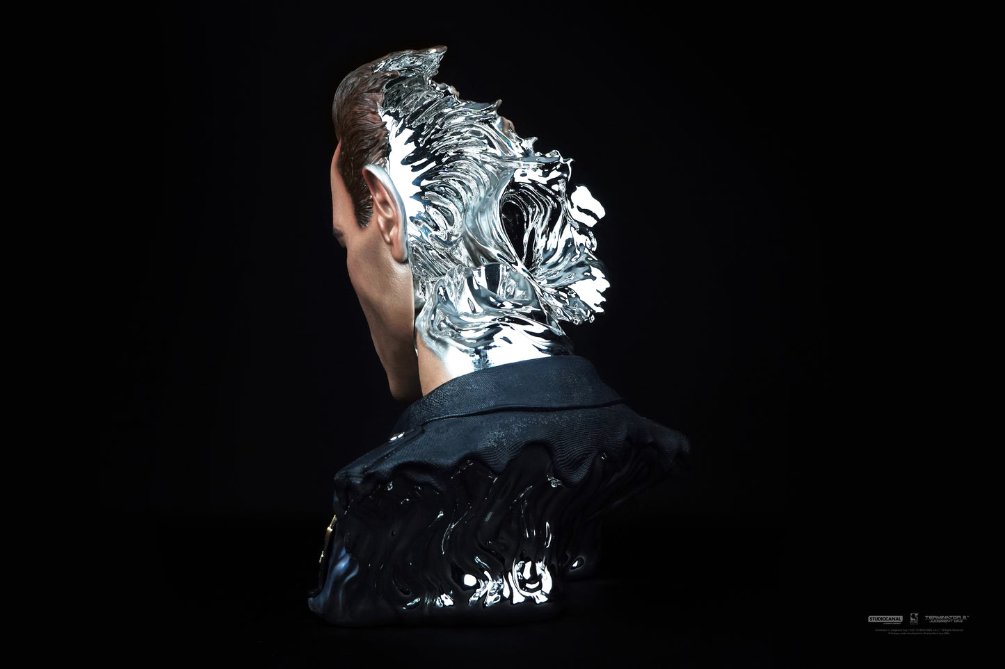 Terminator 2 - T-1000 1:1 Scale Art Mask - Painted