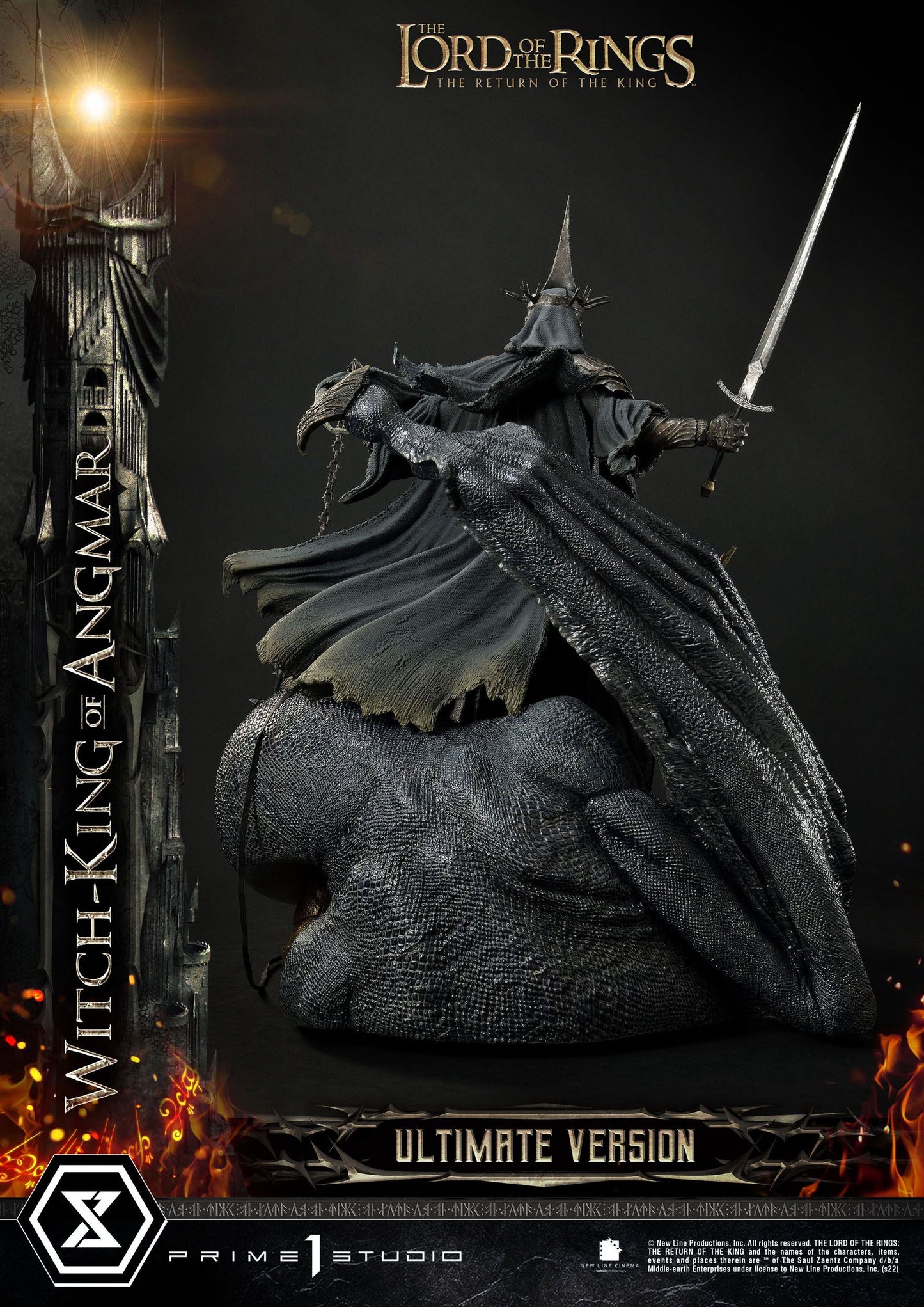 Herr der Ringe Statue 1/4 The Witch King of Angmar Ultimate Version 70 cm
