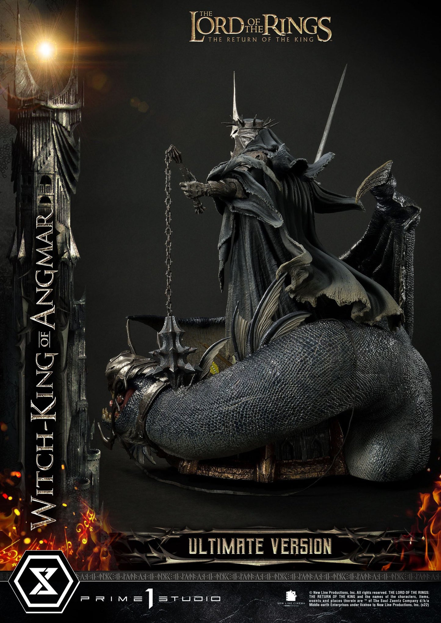 Herr der Ringe Statue 1/4 The Witch King of Angmar Ultimate Version 70 cm
