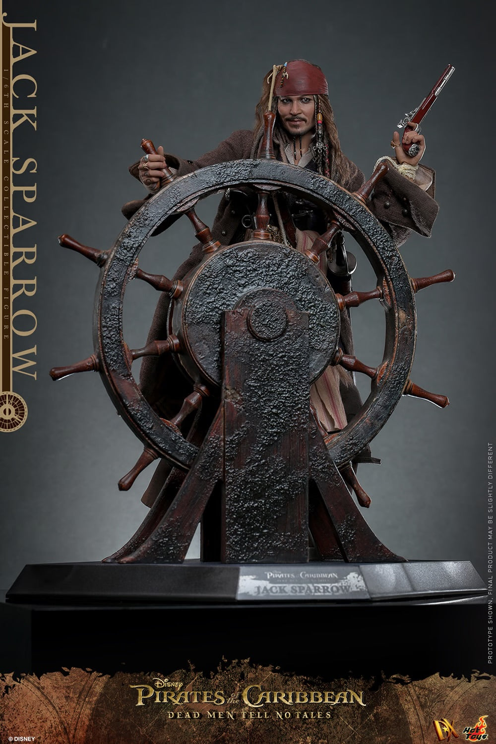 Pirates of the Caribbean: Dead Men Tell No Tales - Jack Sparrow 1:6 Scale Figure