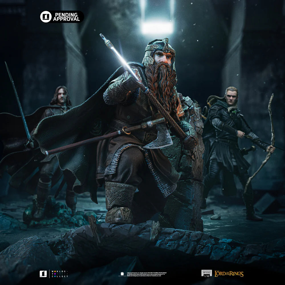 Statue Gimli Unleashed - The Lord of the Rings - Art Scale 1/10 - Iron Studios