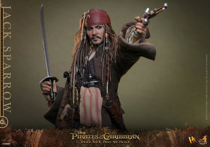 Pirates of the Caribbean: Dead Men Tell No Tales - Jack Sparrow 1:6 Scale Figure