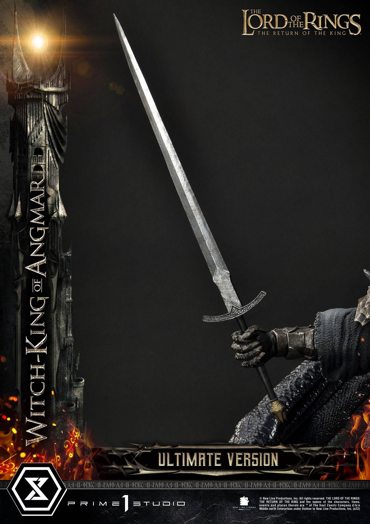 Herr der Ringe Statue 1/4 The Witch King of Angmar Ultimate Version 70 cm