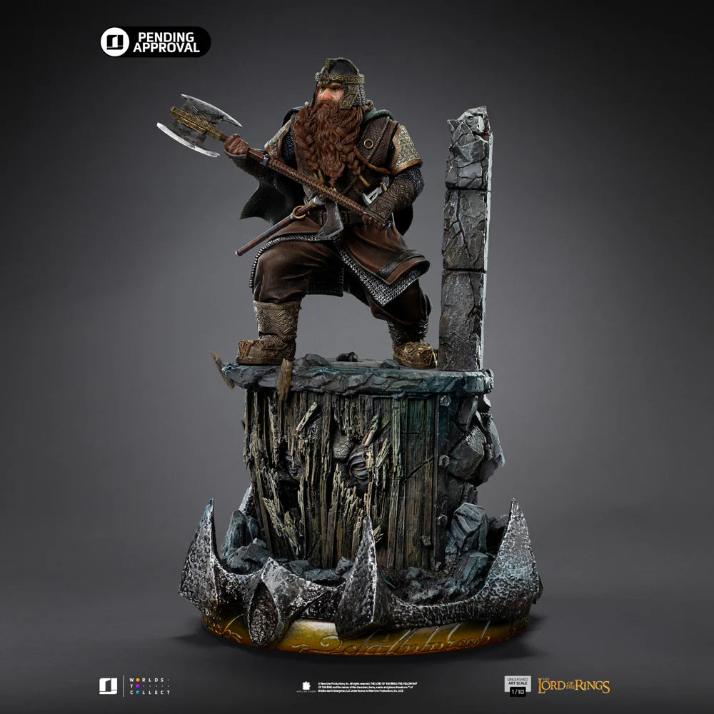 Statue Gimli Unleashed - The Lord of the Rings - Art Scale 1/10 - Iron Studios