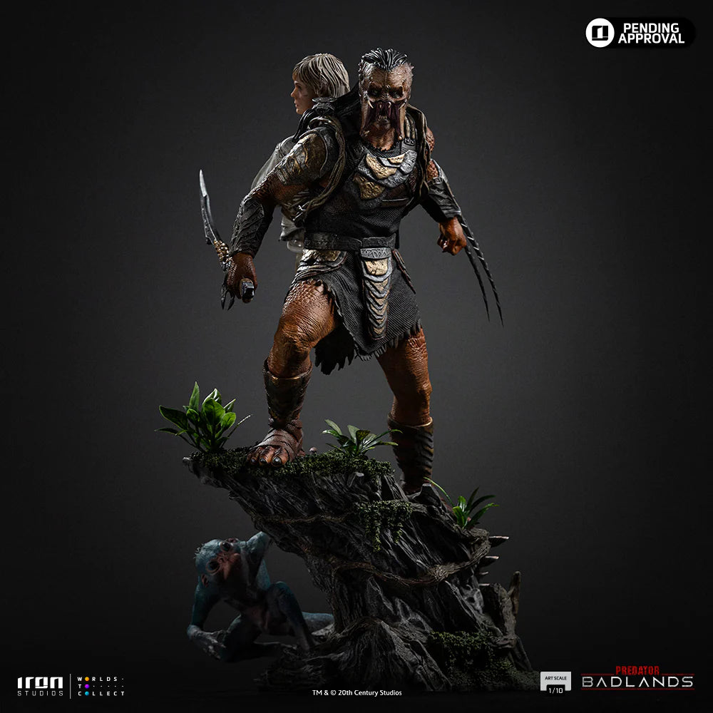 Statue Predator Dek & Thia - Predator: Badlands - Art Scale 1/10 - Iron Studios