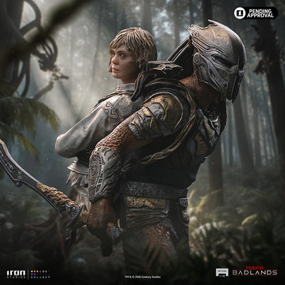 Statue Predator Dek & Thia - Predator: Badlands - Art Scale 1/10 - Iron Studios