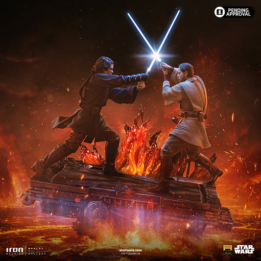 Statue Anakin Vs Obi-Wan (Revenge of the Sith 20th Years Anniversary) - Star Wars - Art Scale 1/10 - Iron Studios