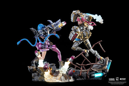 League Of Legends - Jinx & Vi 1:6 Scale Statue Bundle