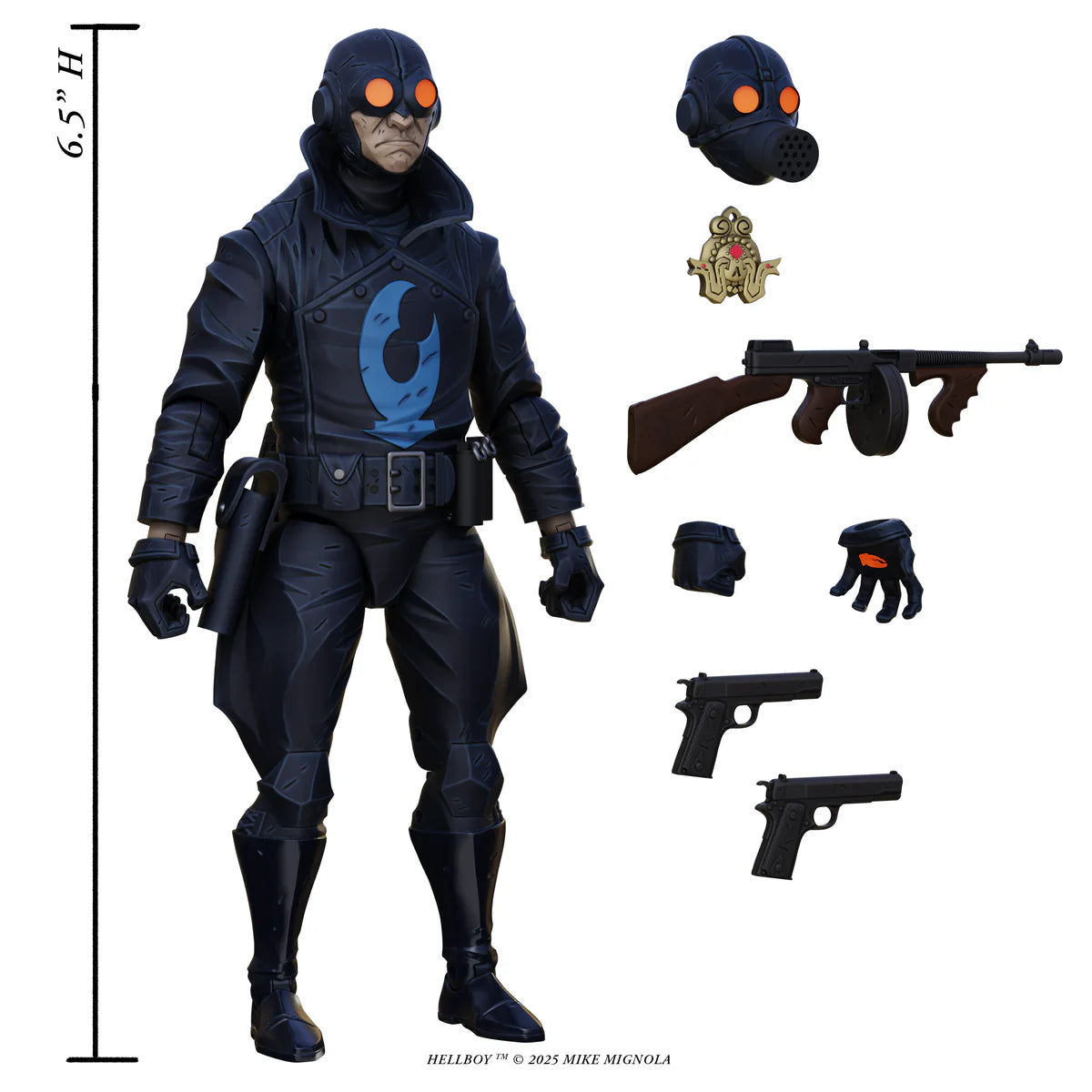 Hellboy Actionfigur Lobster Johnson (The Iron Prometheus) 17 cm