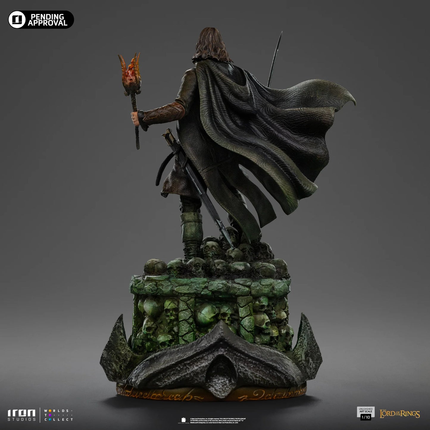 Statue Aragorn Unleashed - The Lord of the Rings - Art Scale 1/10 - Iron Studios