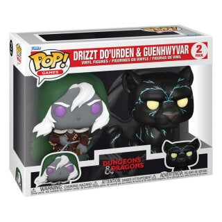 Dungeons & Dragons POP! Movies Vinyl Figuren Drizzt & Guenhwyvar 2er-Pack 9 cm