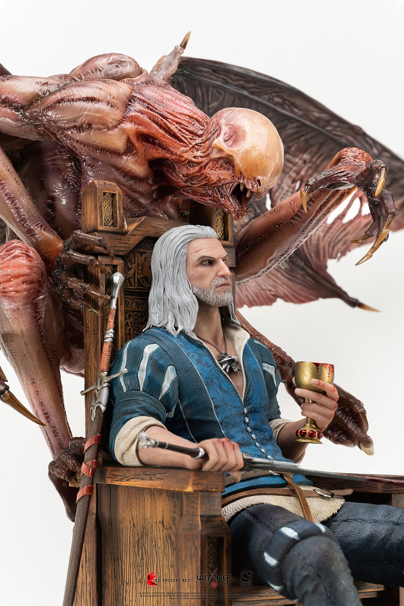 The Witcher 3 - Wild Hunt Geralt 1:4 Scale Deluxe Statue