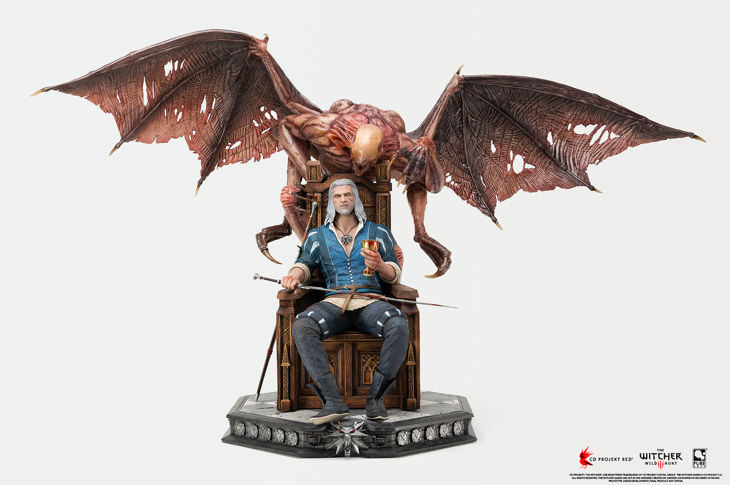 The Witcher 3 - Wild Hunt Geralt 1:4 Scale Deluxe Statue
