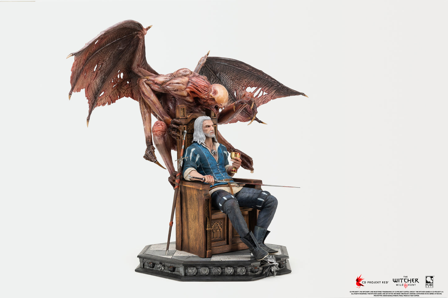 The Witcher 3 - Wild Hunt Geralt 1:4 Scale Deluxe Statue