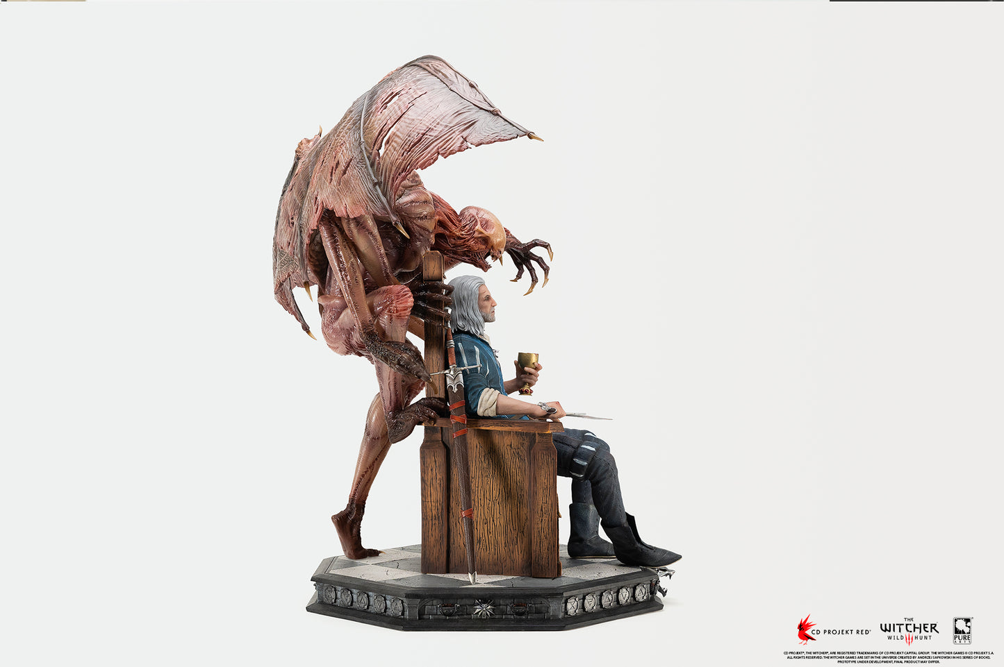 The Witcher 3 - Wild Hunt Geralt 1:4 Scale Deluxe Statue