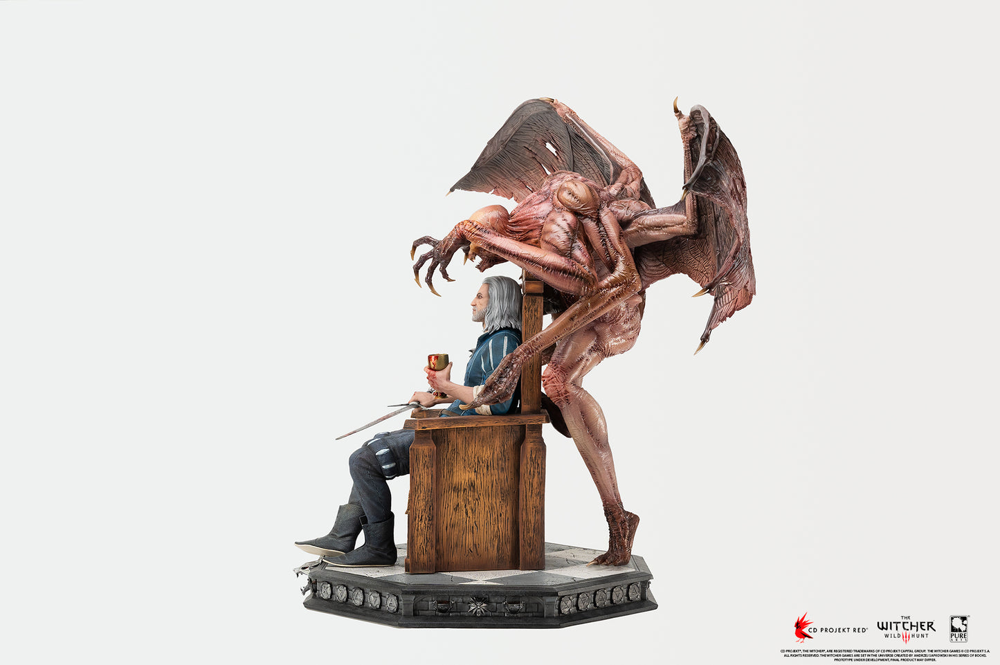 The Witcher 3 - Wild Hunt Geralt 1:4 Scale Deluxe Statue