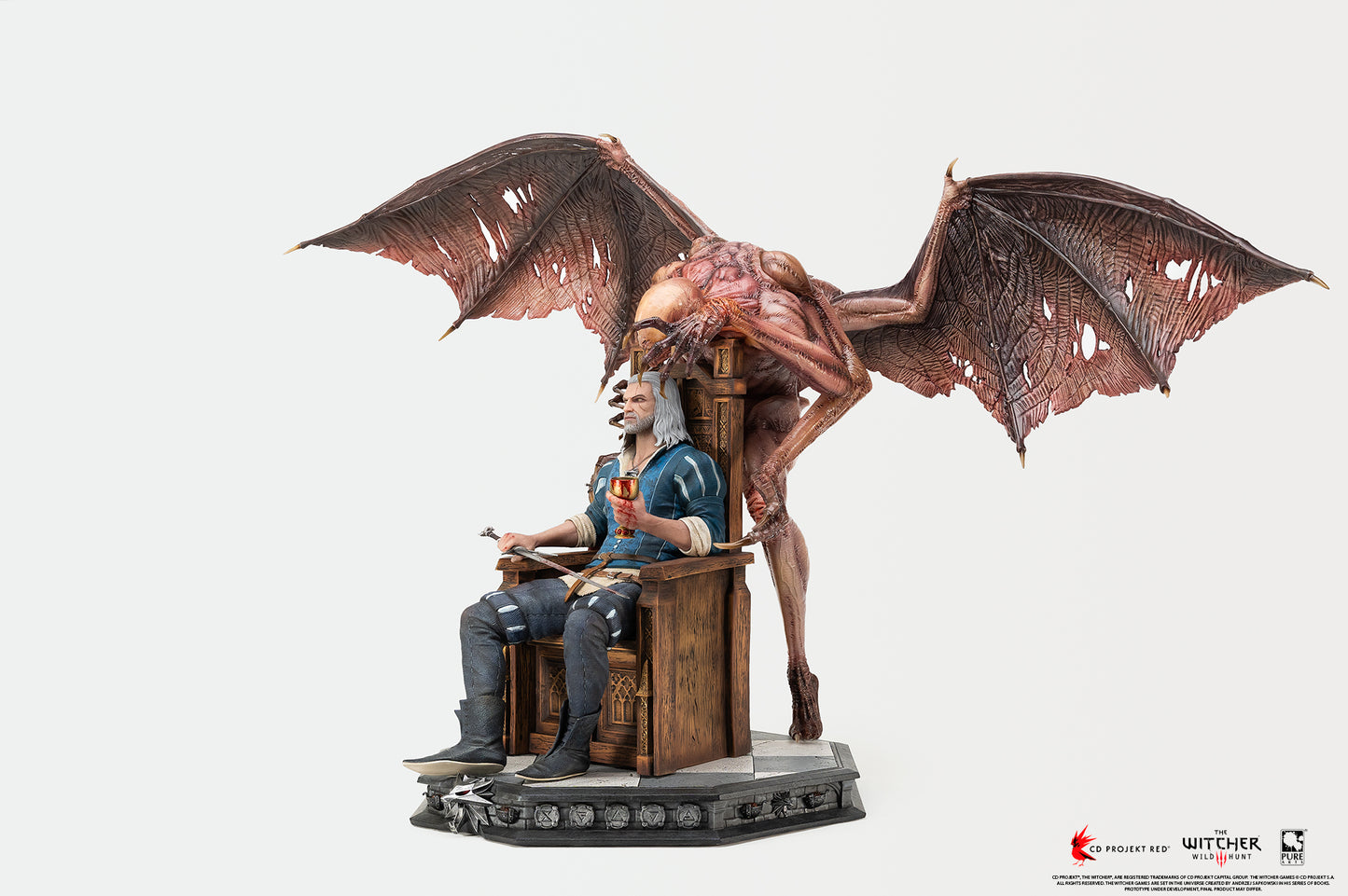 The Witcher 3 - Wild Hunt Geralt 1:4 Scale Deluxe Statue