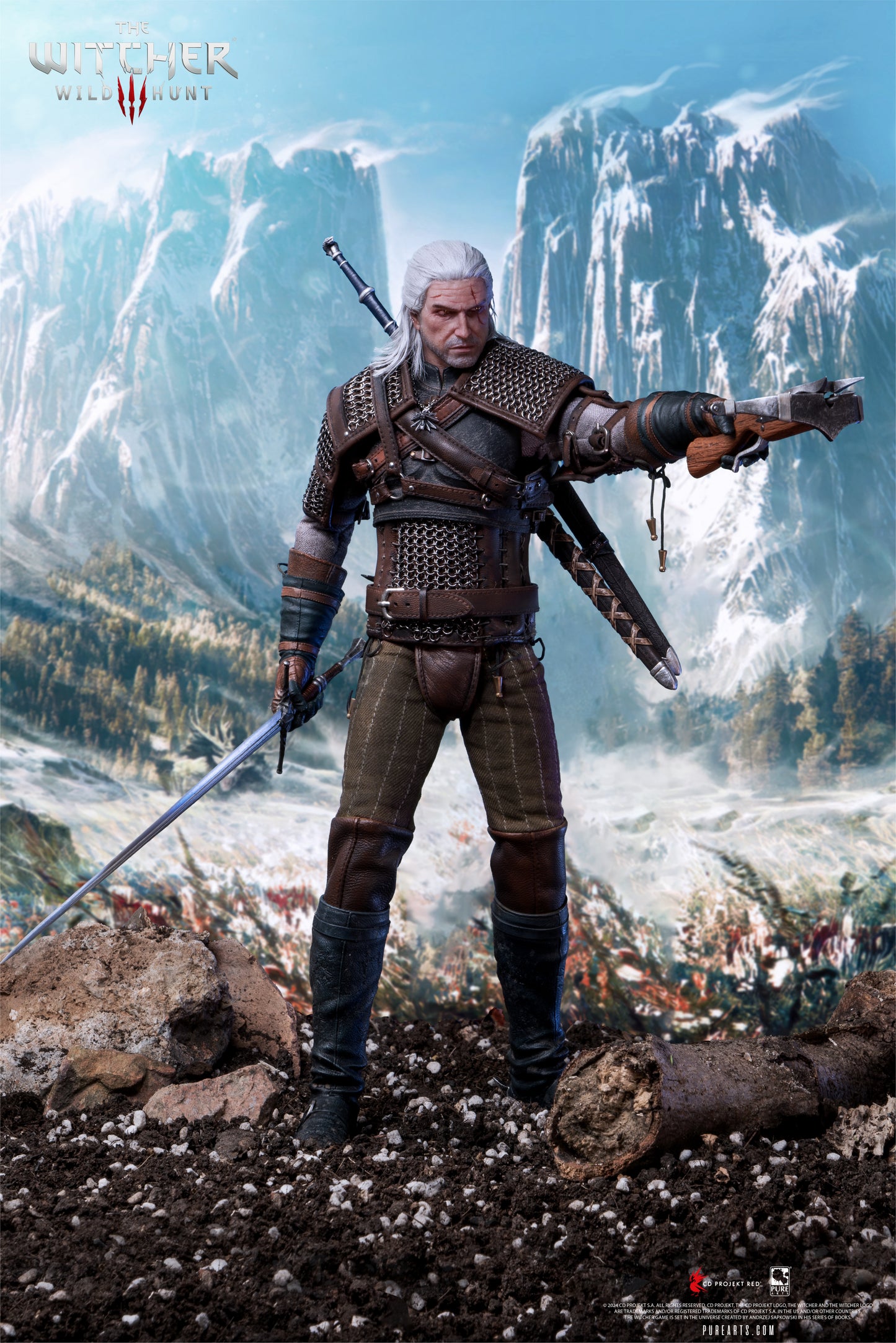 The Witcher 3: Wild Hunt Geralt Of Rivia 1/6 Scale Articulated Figure