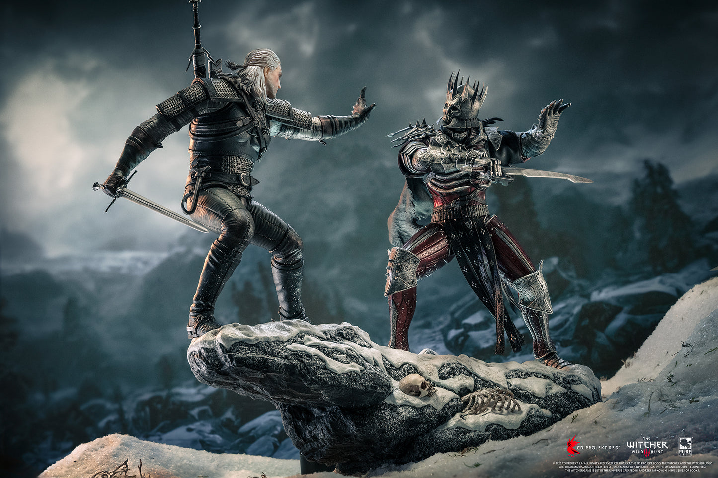 The Witcher : Geralt Vs Eredin 1/6 Scale Diorama