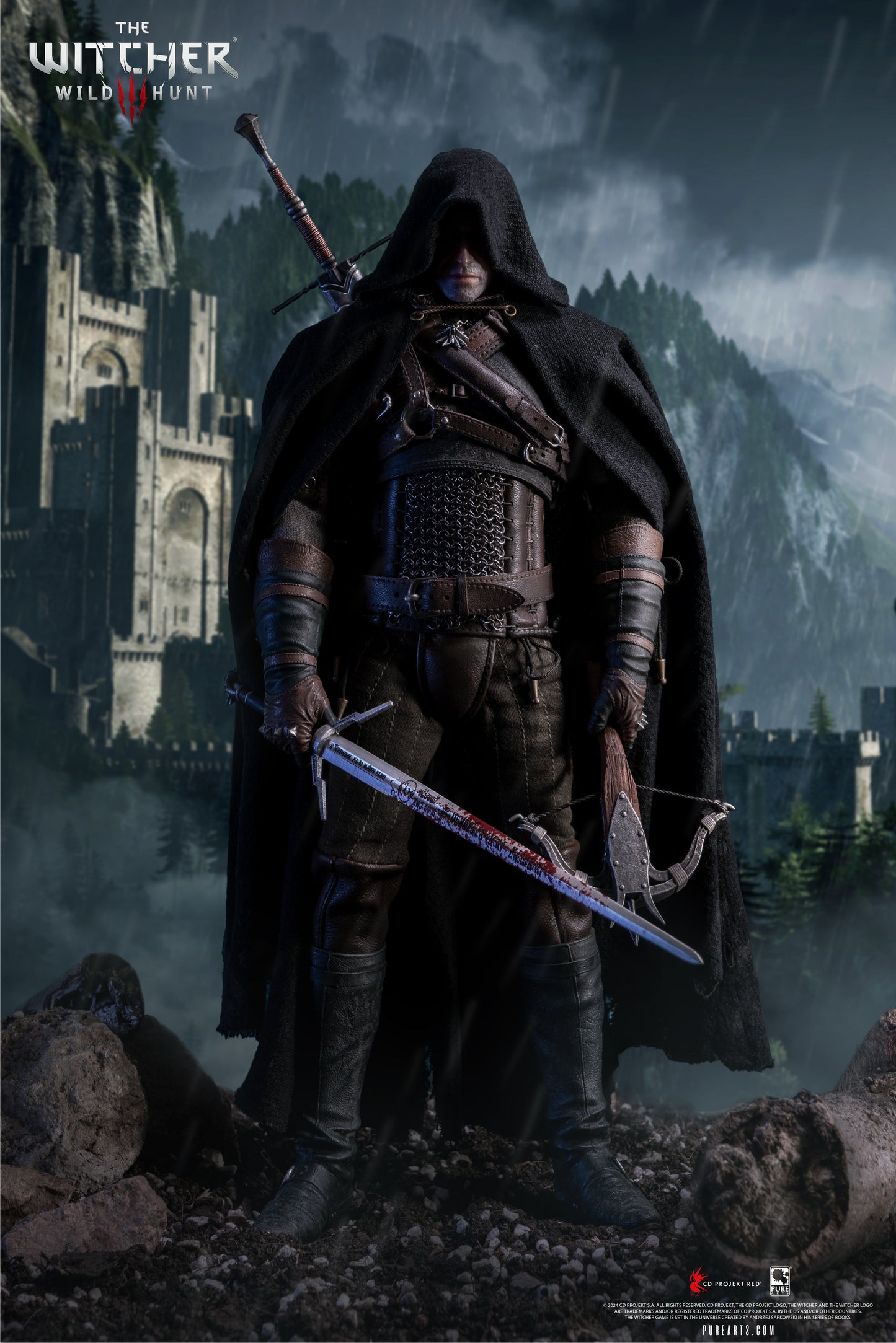 The Witcher 3: Wild Hunt Geralt Of Rivia 1/6 Scale Articulated Figure
