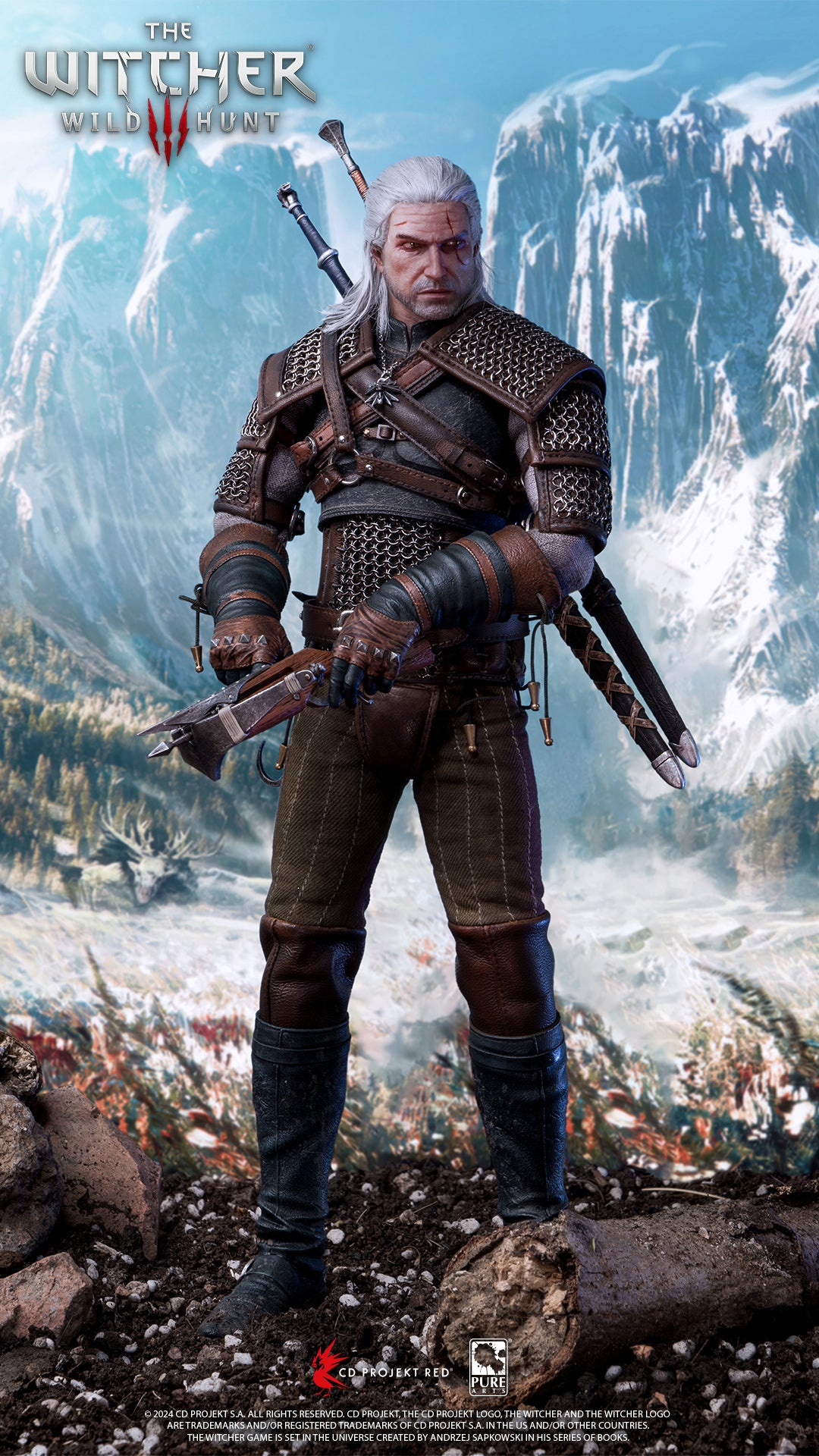 The Witcher 3: Wild Hunt Geralt Of Rivia 1/6 Scale Articulated Figure