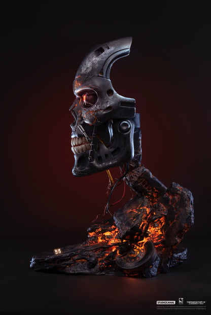Terminator 2 - T-800 Battle Damaged 1:1 Scale Art Mask