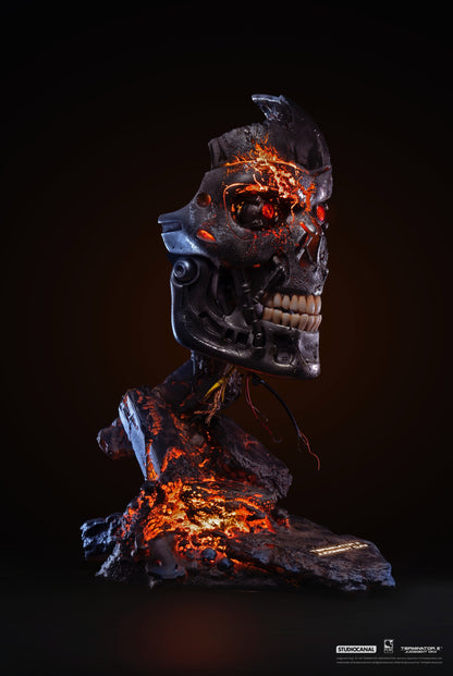 Terminator 2 - T-800 Battle Damaged 1:1 Scale Art Mask