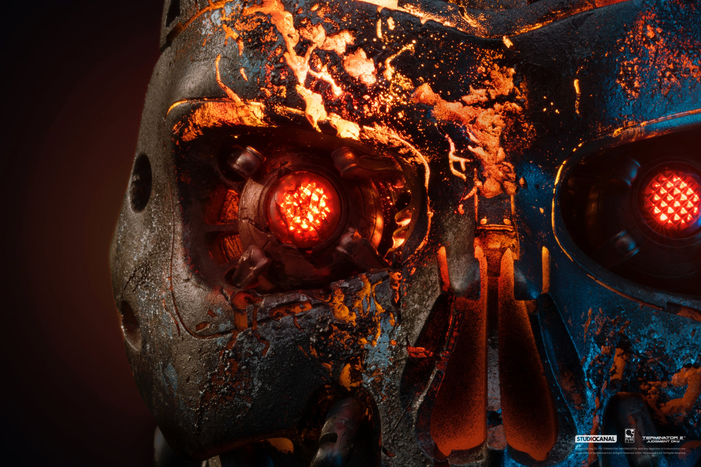 Terminator 2 - T-800 Battle Damaged 1:1 Scale Art Mask