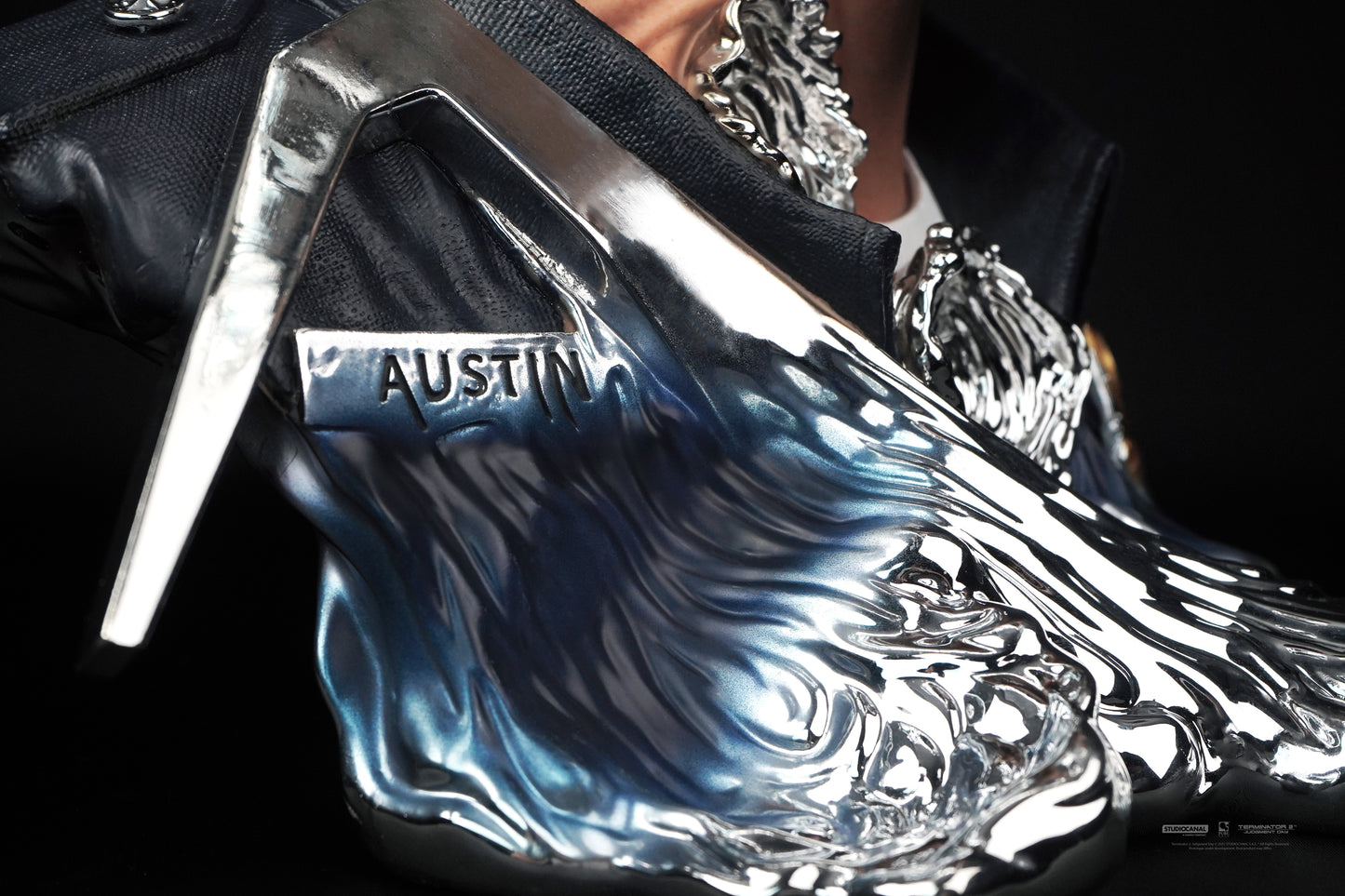 Terminator 2 - T-1000 1:1 Scale Art Mask - Painted